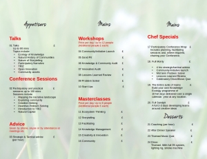 Ecology of Knowledge Menu V1 no prices